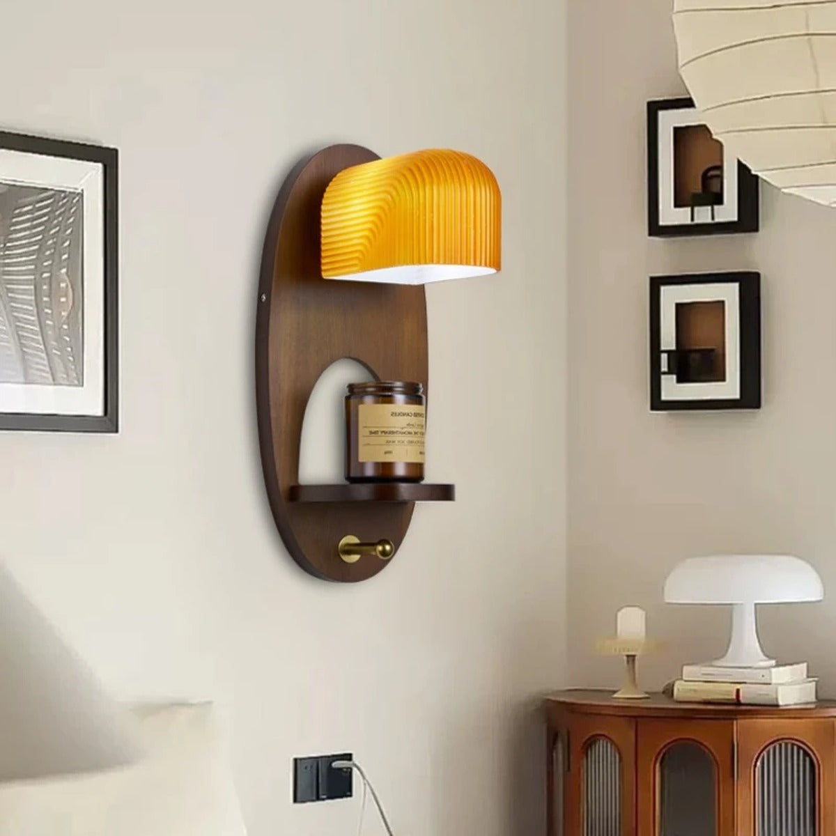 Measured Warmth Wall Sconce Vaelorin – Lifestyle View 3