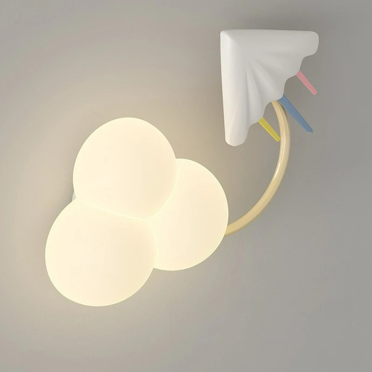 Children's Novelty Cloud Wall Sconce – Nvrix – Lifestyle View 2