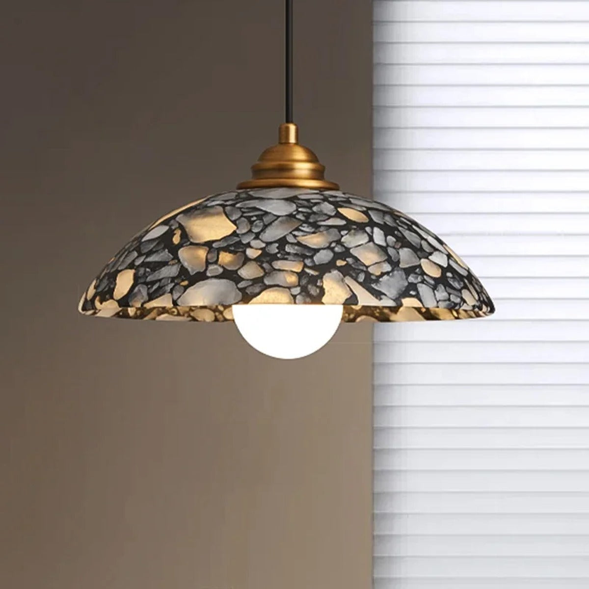 Terrazzo Dome Pendant & Bar Chandelier – Coluxen – Hero Shot