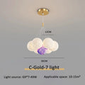 Floating Glass Gold Chandelier Praivelle – Product Detail 7