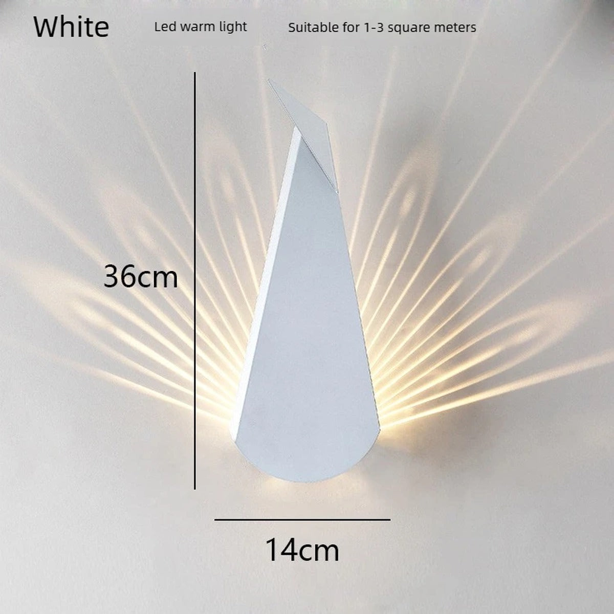 Blade Cone Sunray Wall Sconce – Cevorn – Product Detail 7