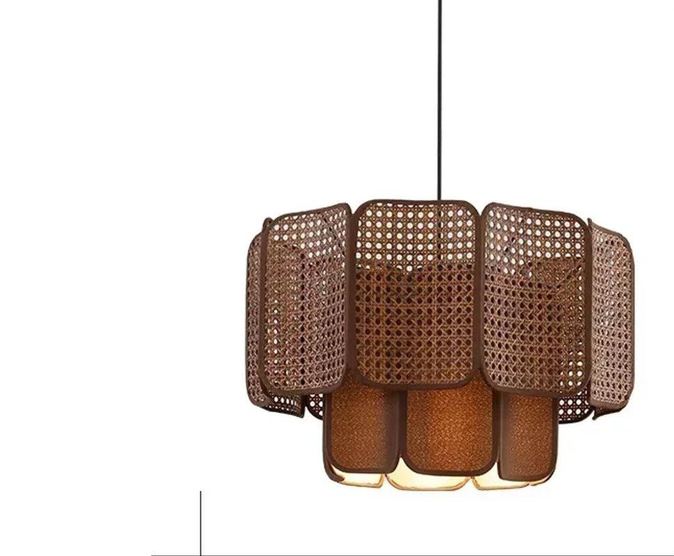 Natural Woven Rattan Pendant Light Tessara – Product Detail 11