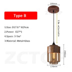 Nordic Wood & Glass Pendant Light – Qolux – Product Detail 8