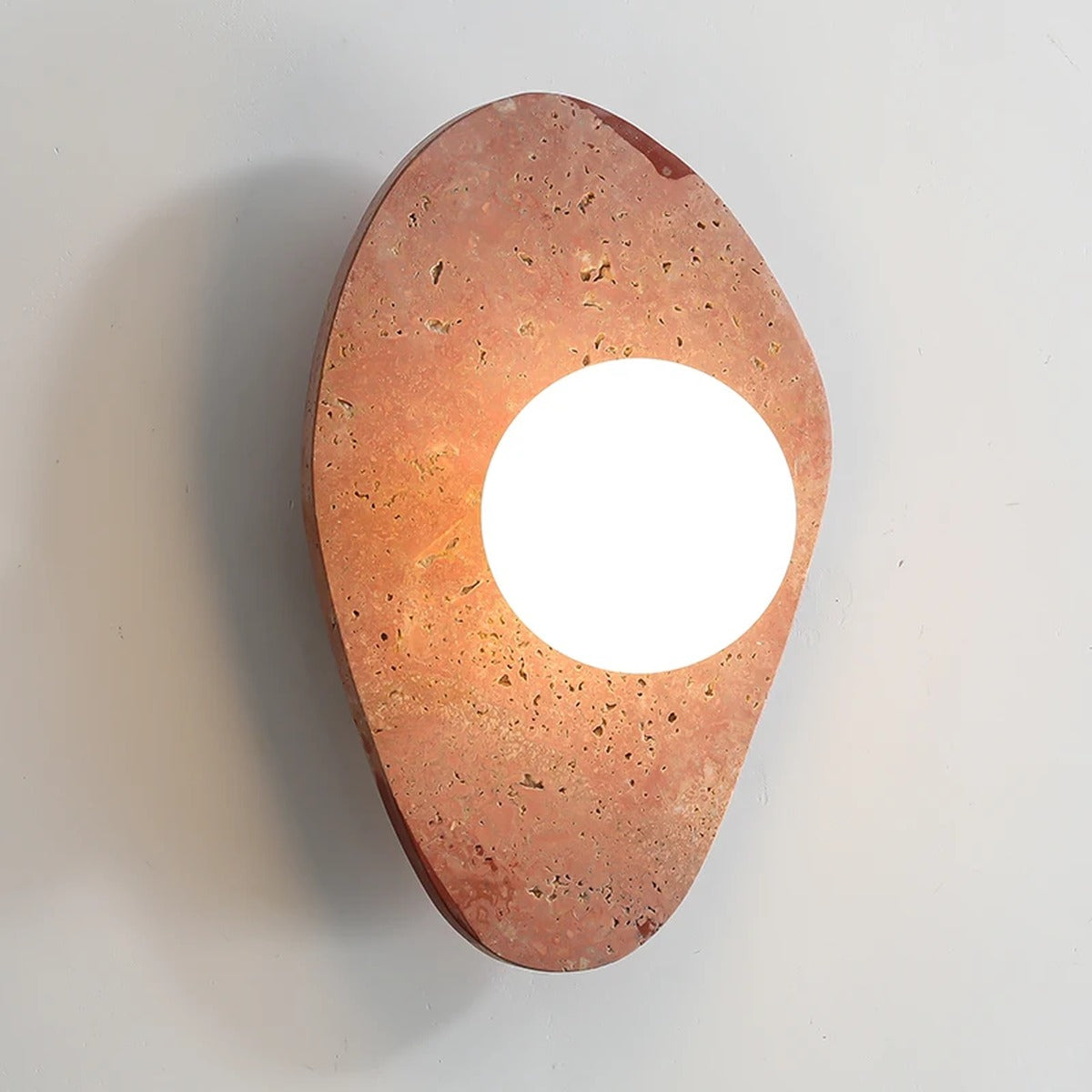 Organic Stone Petal Wall Sconce – Mvoreth – Product Detail 5