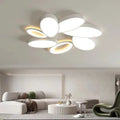 Multi-Oval Petal Cluster LED Flush Ceiling Light – Aevorix – Hero Shot