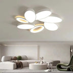 Multi-Oval Petal Cluster LED Flush Ceiling Light – Aevorix – Hero Shot