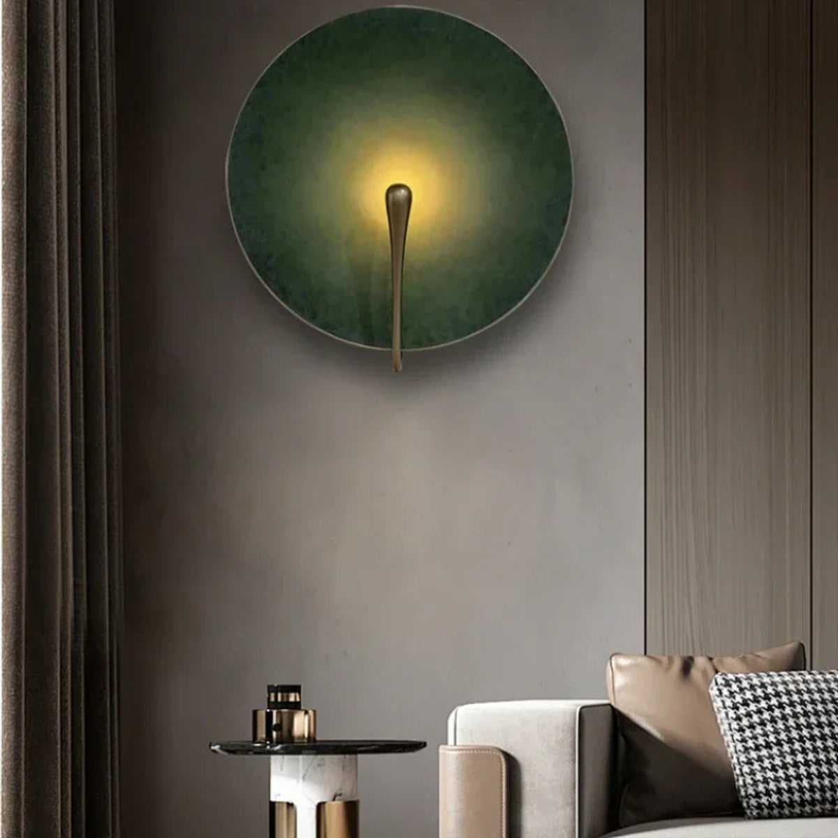 Teardrop Disc LED Wall Sconce – Luxorin – Product Detail 5
