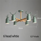 Nordic Antler Wood Arm Cone Chandelier – Birken – Product Detail 13