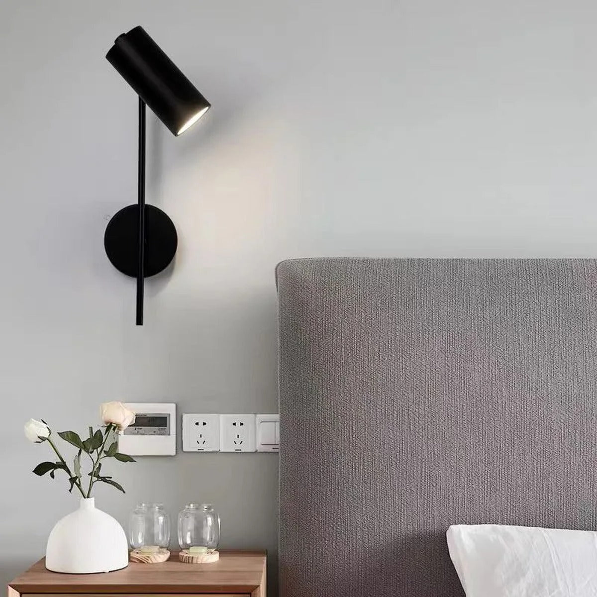 Slim Cylindrical Pivoting Spot Wall Sconce – Torvaex – Product Detail 6