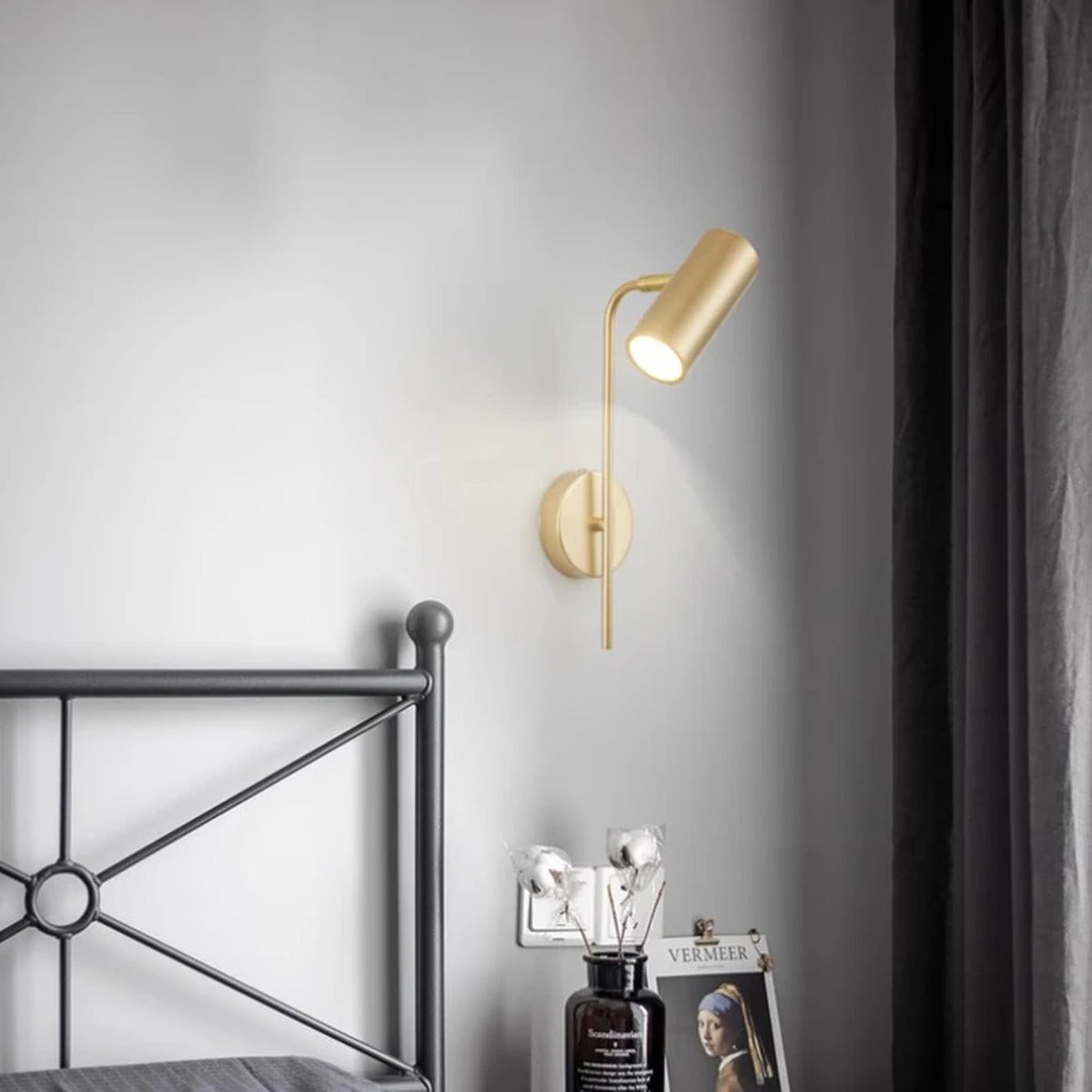 Slim Cylindrical Pivoting Spot Wall Sconce – Torvaex – Product Detail 5