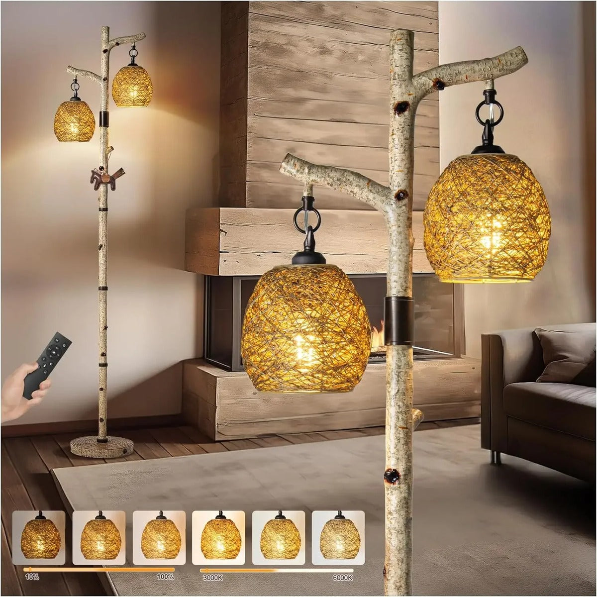 Anchorix Branch Floor Lamp — Multicolor