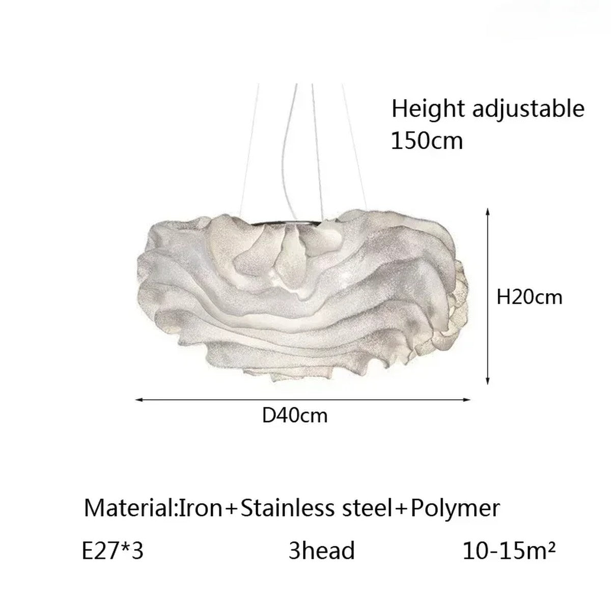 Organic Sculptural Shell Light – Eestoval – Product Detail 13