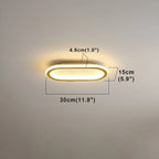 Oval LED Flush Ceiling Light – Velantro – Product Detail 12