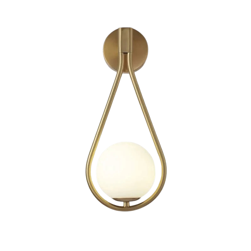 Curved Metal Arc Wall Sconce Arcolin – Product Detail 6