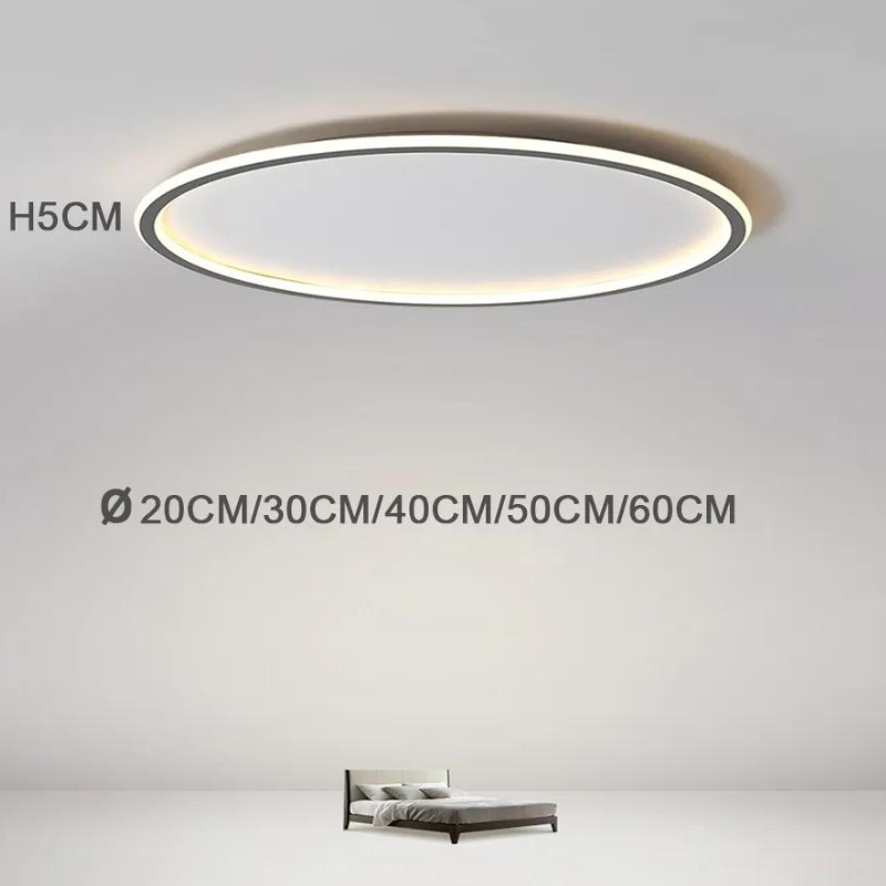 Ultra-Slim LED Ring Ceiling Light Asfox – Product Detail 7