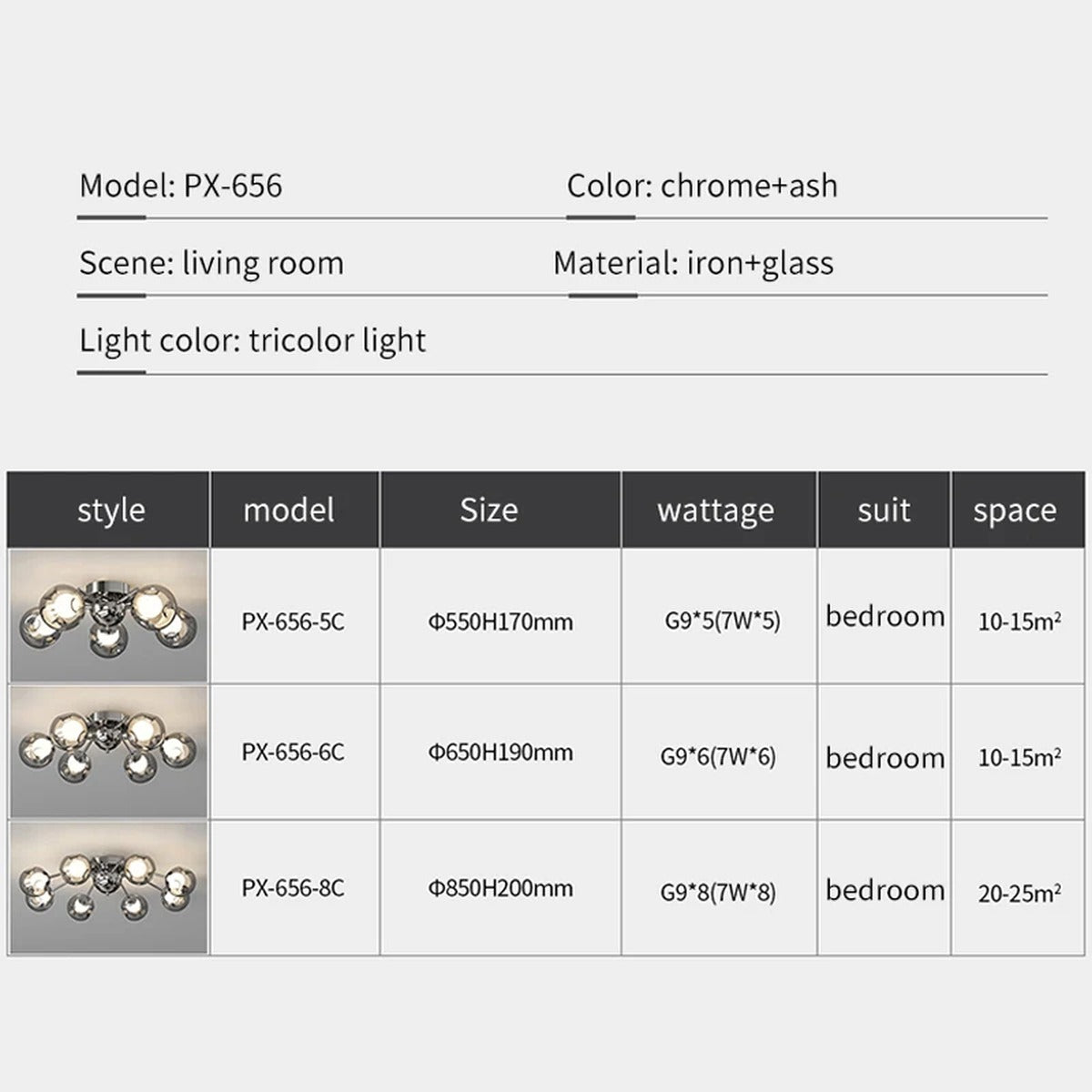 Modern Pendant Light Luxara — view 4