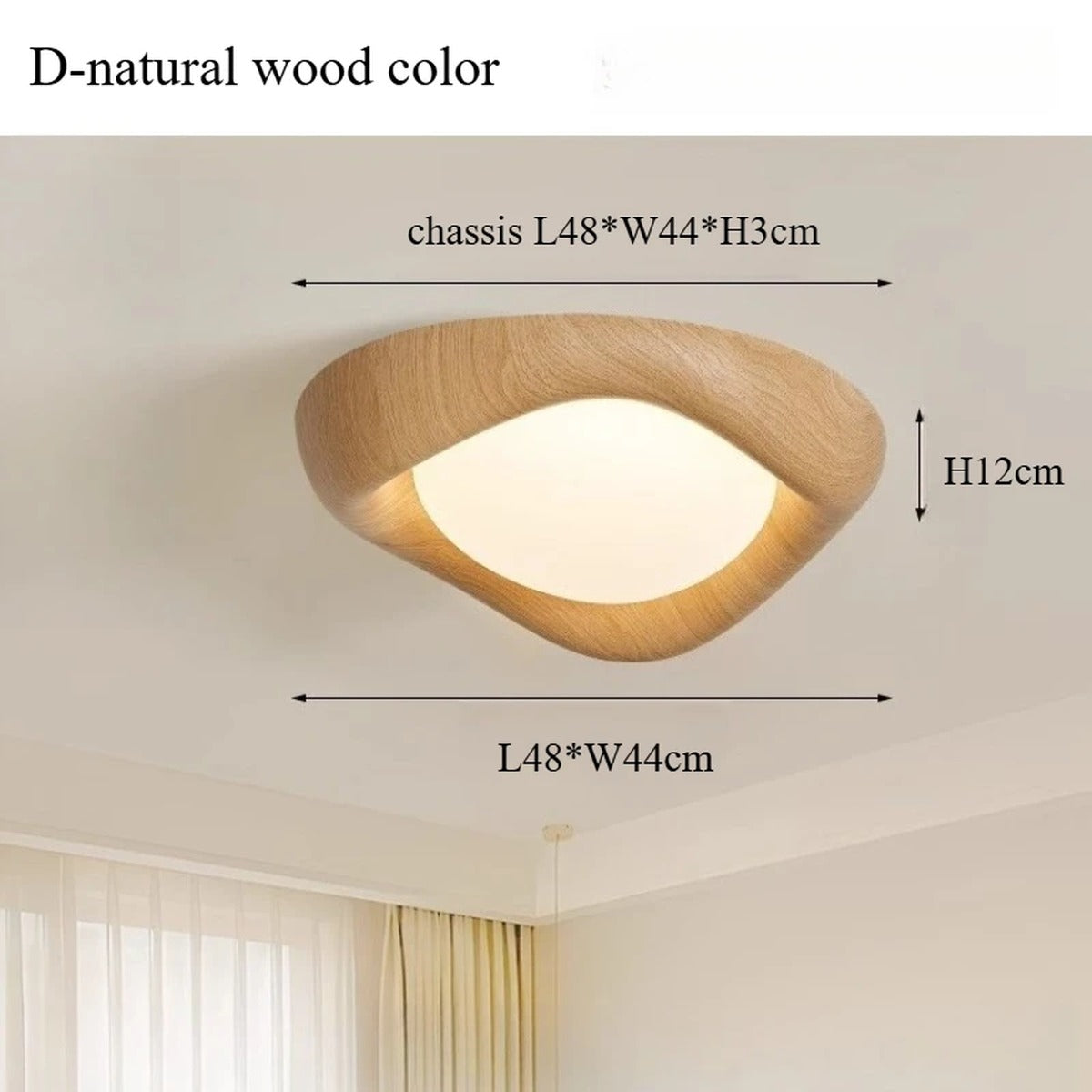 Organic Molten Form Flush Ceiling Light – Celarix – Product Detail 7