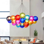 Luminous Sphere Whisper Chandelier Orvello – Hero Shot