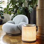 Fringe Tassel Cylinder Floor Lamp Ambrivox – As Side Table
