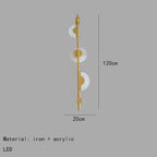 Moon Disc Vertical Pole Wall Sconce – Jevanto
