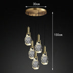 Raw Crystal Rock Pendant Light – Barlux – Product Detail 10