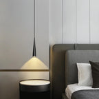 Minimalist Black Metal Pendant Light Restrix – Lifestyle View 2