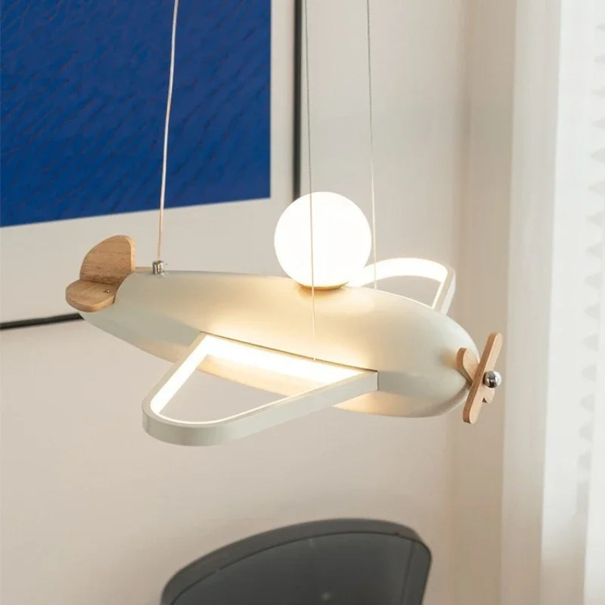 Biplane Ring LED Pendant Ceiling Light – Menvex – Product Detail 5