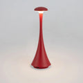 Hourglass Cordless Touch Dimmer Table Lamp – Eravox – Matte Red
