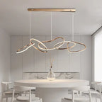 Irregular Gold Ring Chandelier Kevon – Product Detail 5