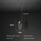 Ovaline pendant light dimensions diagram