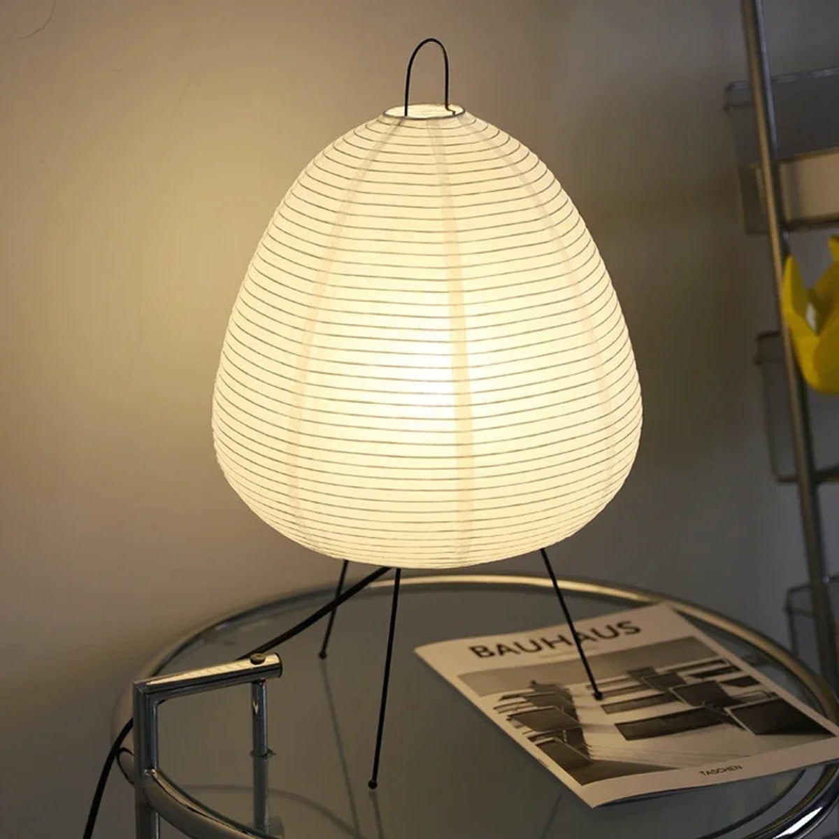 Akari-Style Paper Lantern Table Lamp – Corvan – Product Detail 5