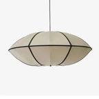Sculptural Silk Oval Pendant Light – Zorvelia