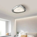 Organic Molten Form Flush Ceiling Light – Celarix – Lifestyle View 3