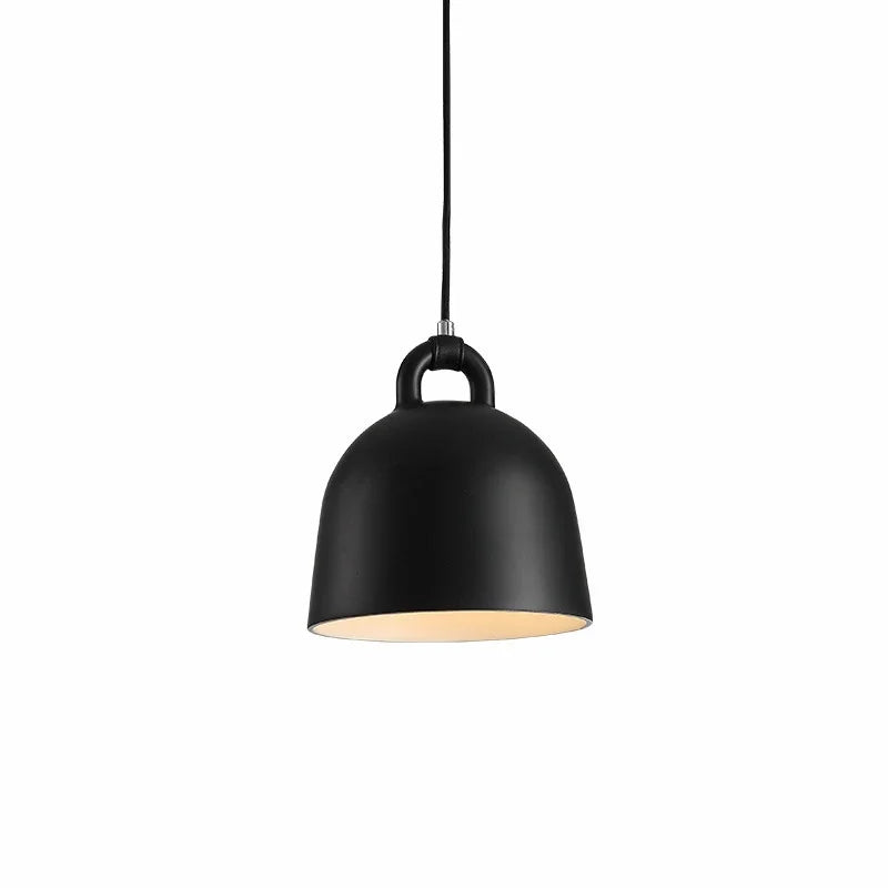 Relavorn resin bell pendant light — Black