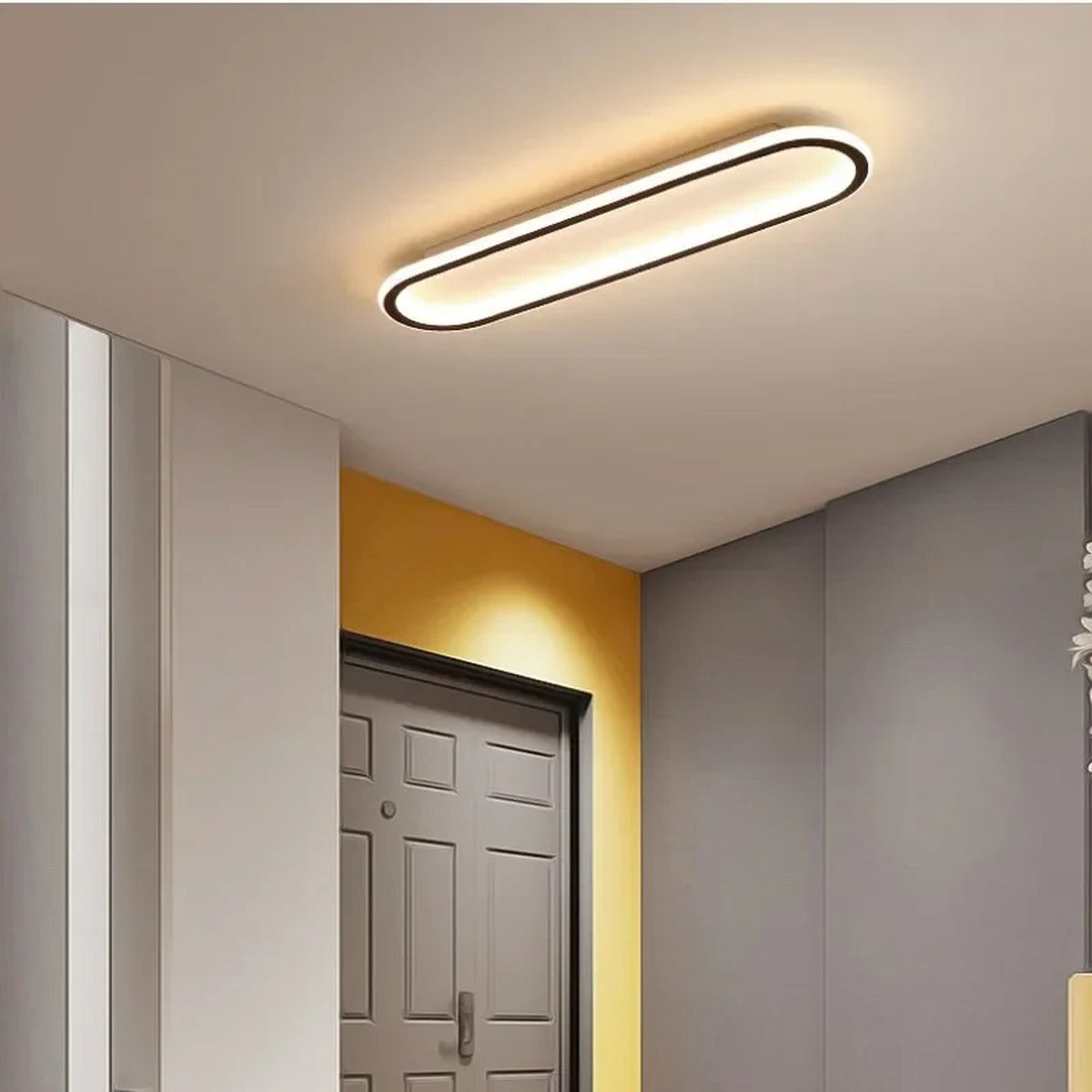 Oval LED Flush Ceiling Light – Velantro – Product Detail 5