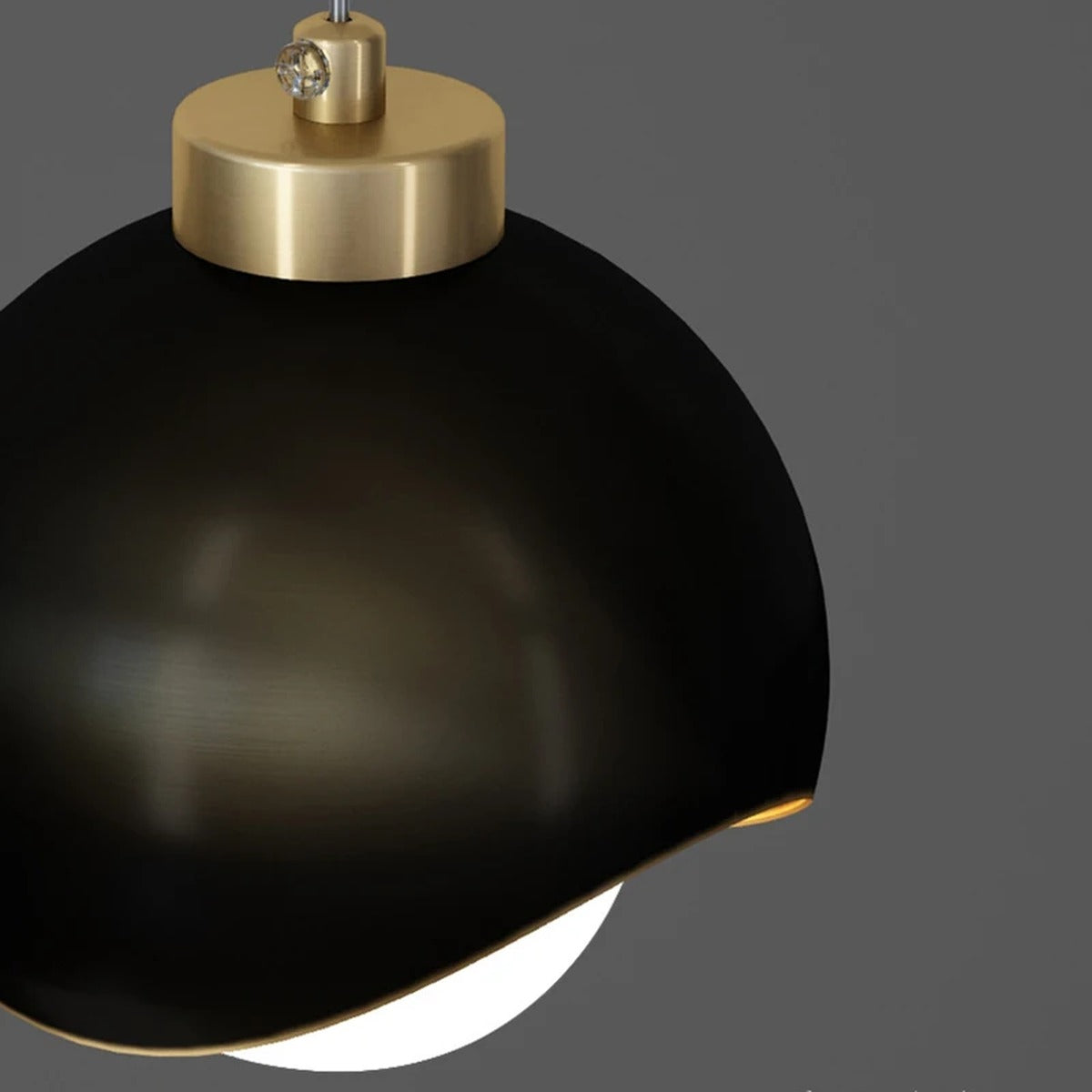 Illuminated Glass Sphere Pendant Light Quellinth – Product Detail 5