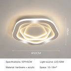 Faelora ceiling light, White 50cm variant