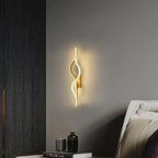 Sculptural Twist LED Wall Sconce — view 4