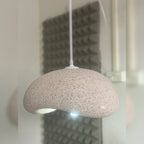 Sculptural Stone Cloud Pendant Light Velaro – Styled Vignette