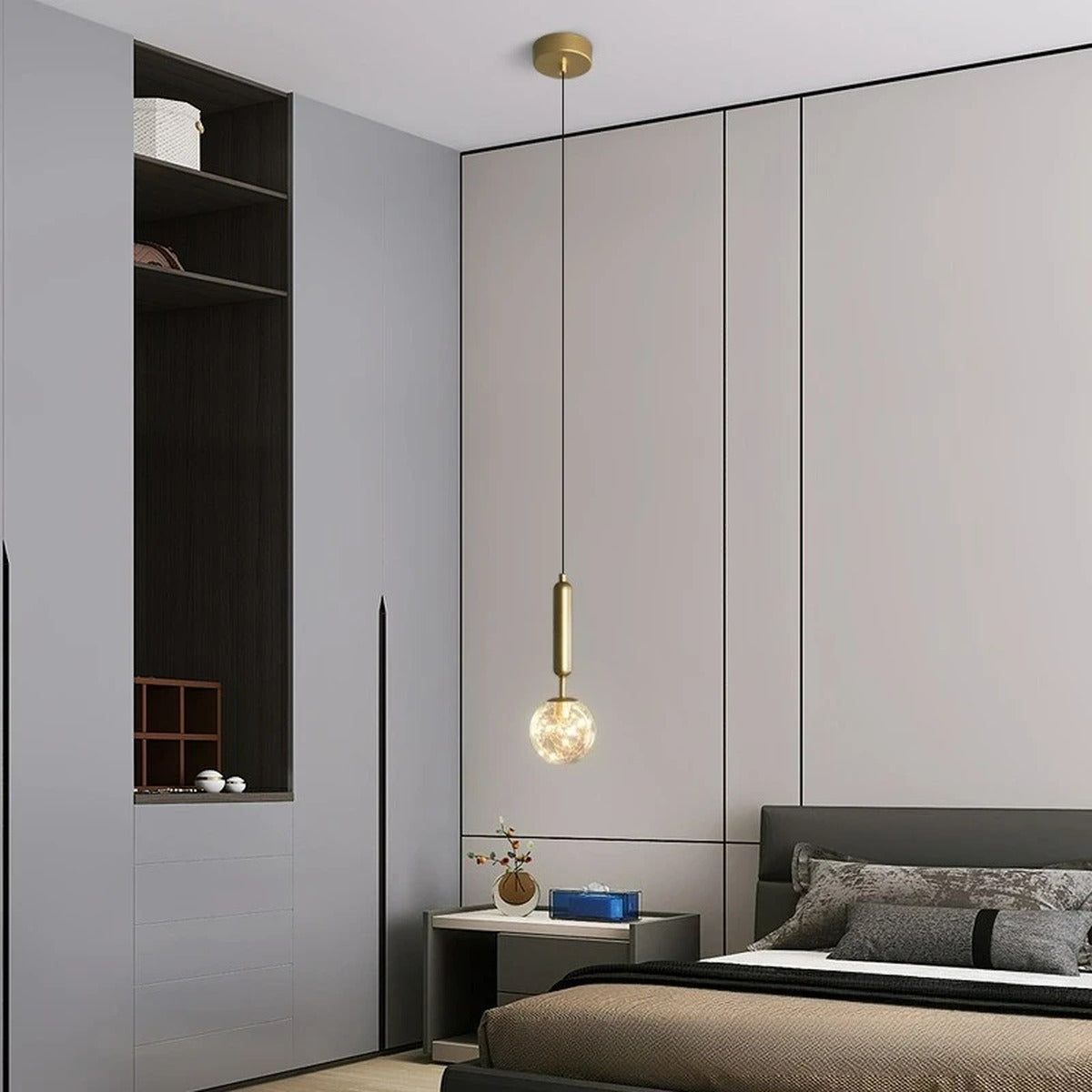 Fairy Light Globe Pendant – Aurevix – Lifestyle View 2