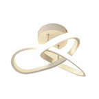 Modern Metal Arc Ceiling Light Auradex – Product Detail, White