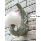 Sculptural Resin Wall Sconce Ethereon – Lifestyle View 3