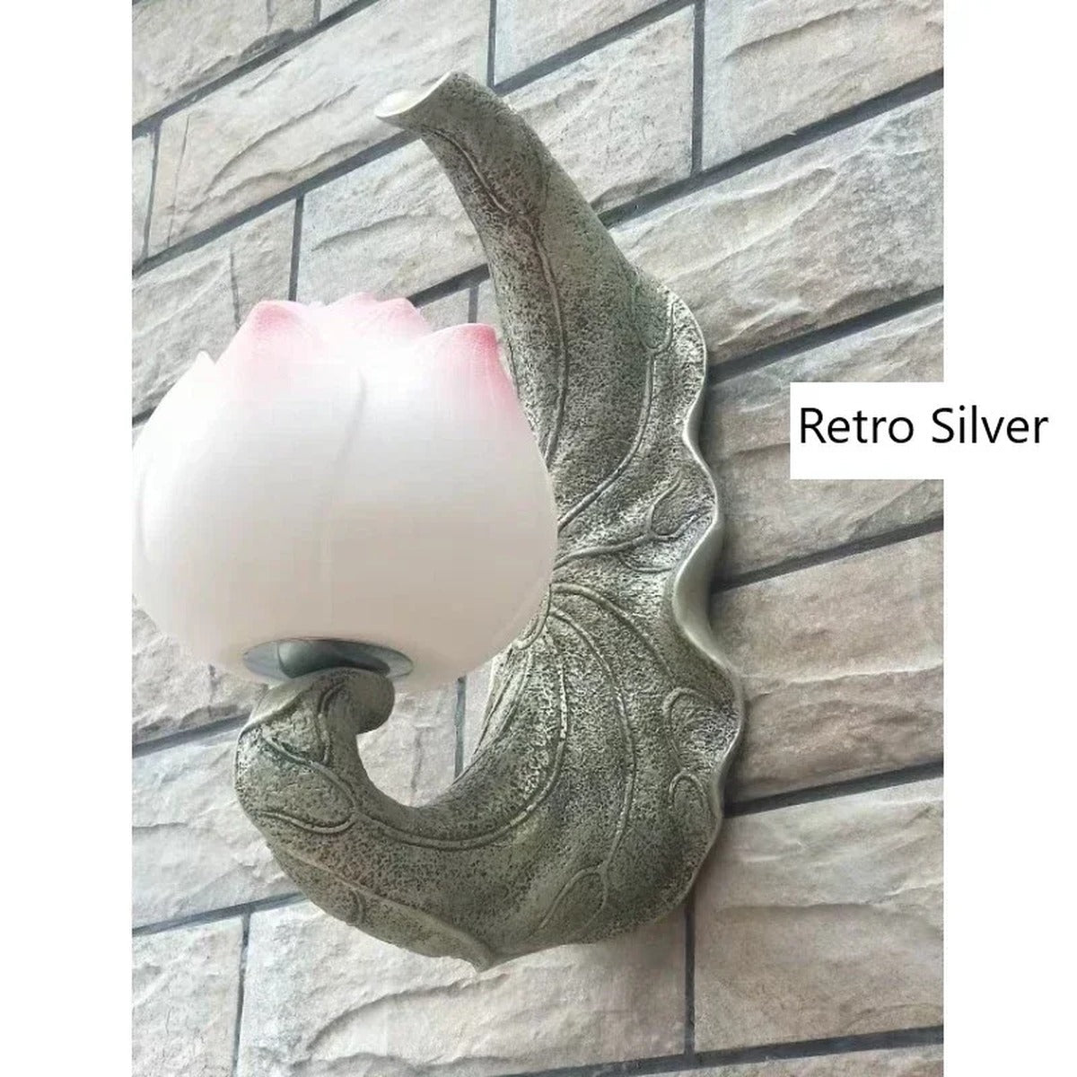 Sculptural Resin Wall Sconce Ethereon – Lifestyle View 3