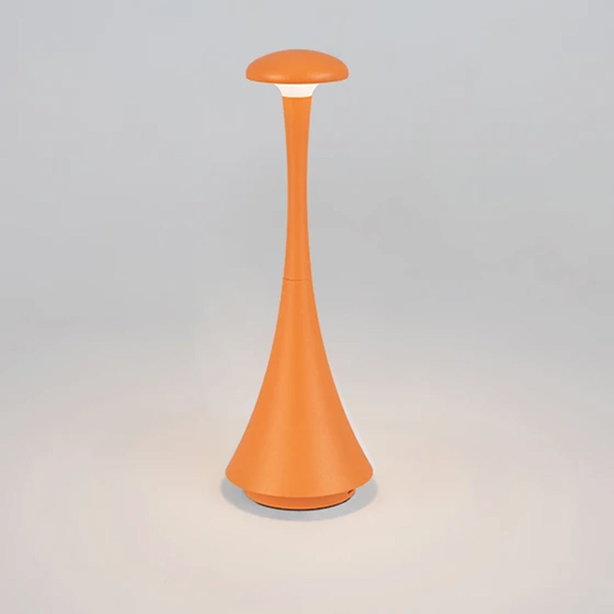 Hourglass Cordless Touch Dimmer Table Lamp – Eravox – Matte Orange
