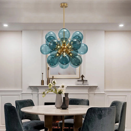 Bubble Glass Flower Chandelier Cloudaris – Hero Shot