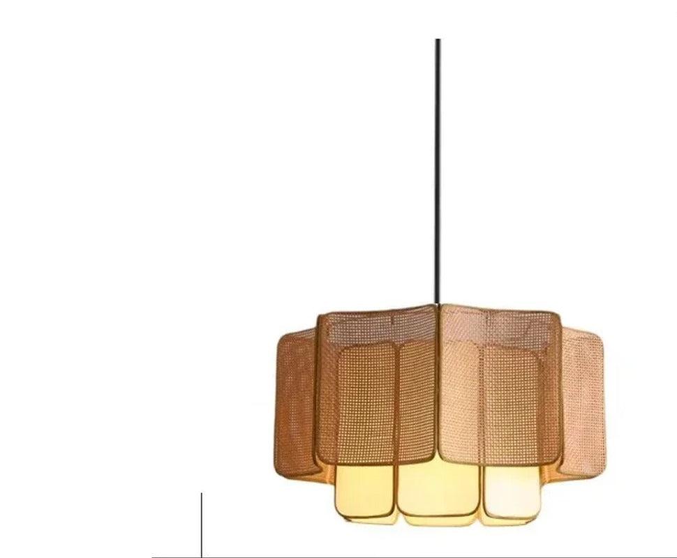 Natural Woven Rattan Pendant Light Tessara – Product Detail 7