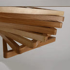 Warm Geometric Pendant Light Caelith – Lifestyle View 4