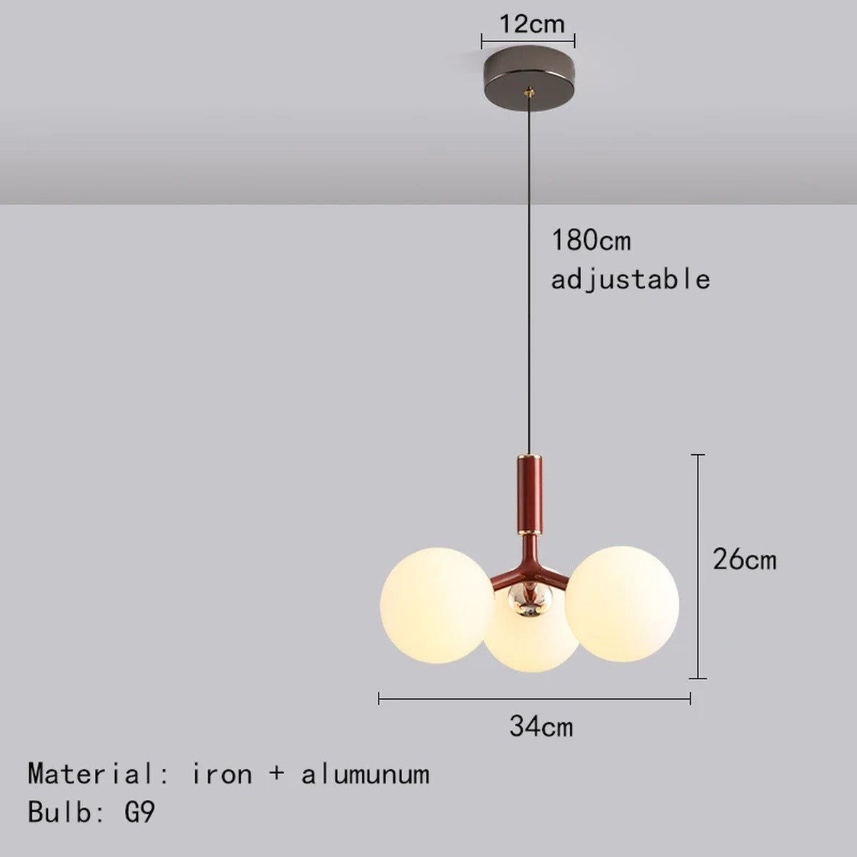 Sculptural Organic Pendant Light Contemira – Product Detail 8