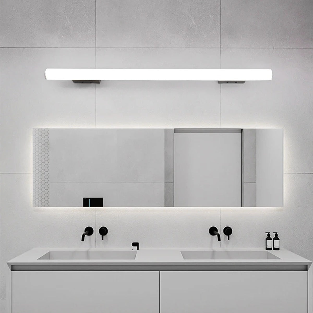 LED Bathroom Mirror Light Bar – Qvrix – Hero Shot