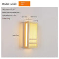 Serenox wood slat wall sconce - Small (30cm) specifications